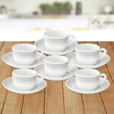 Borosil Cup Plate Set